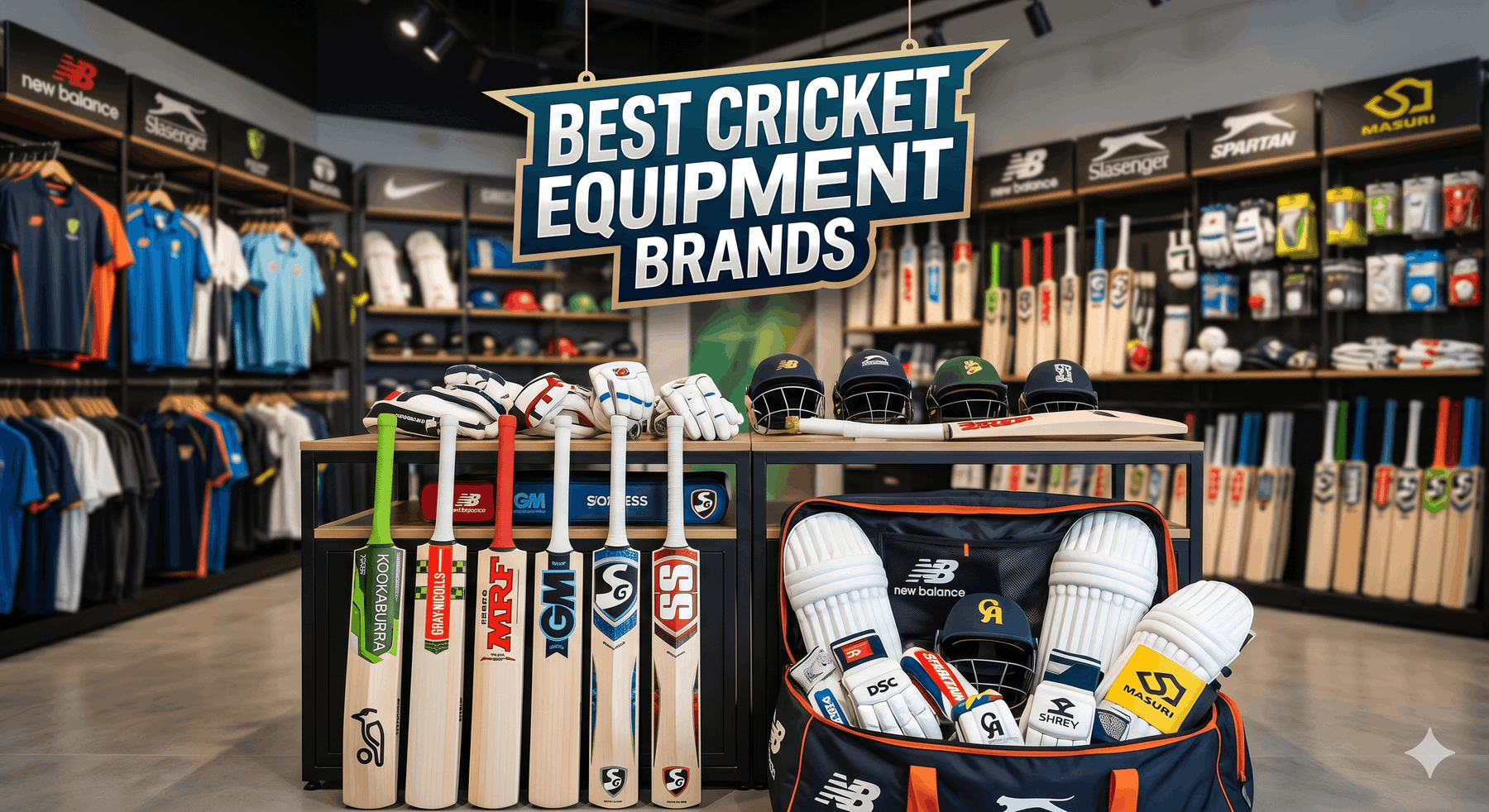 Best Cricket Equipment Brands