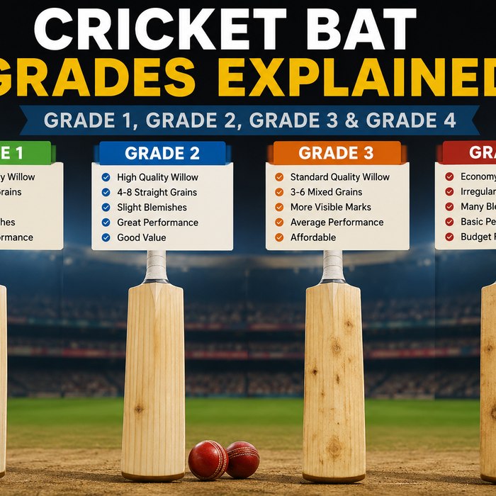 Cricket Bat Grades Explained: Grade 1, Grade 2, Grade 3 & Grade 4