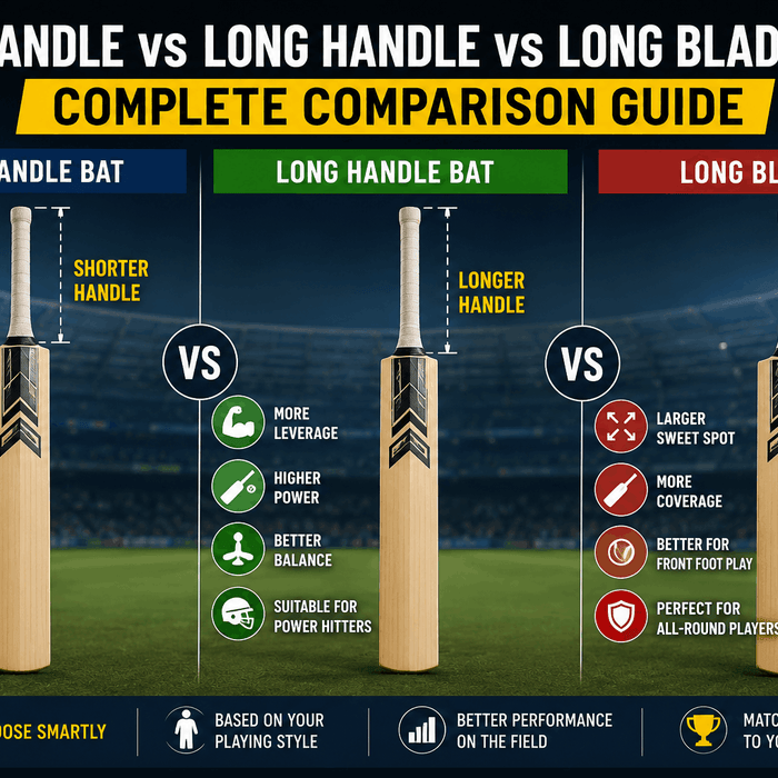Short Handle vs Long Handle vs Long Blade Bats: Complete Comparison Guide