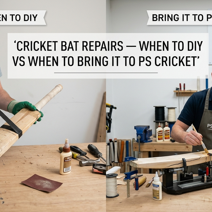 Cricket Bat Repairs — When to DIY vs When to Bring It to PS Cricket