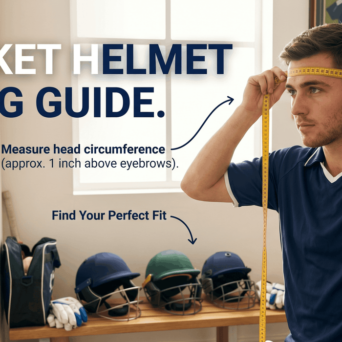 Cricket Helmet Sizing Guide: How to Get the Perfect Fit