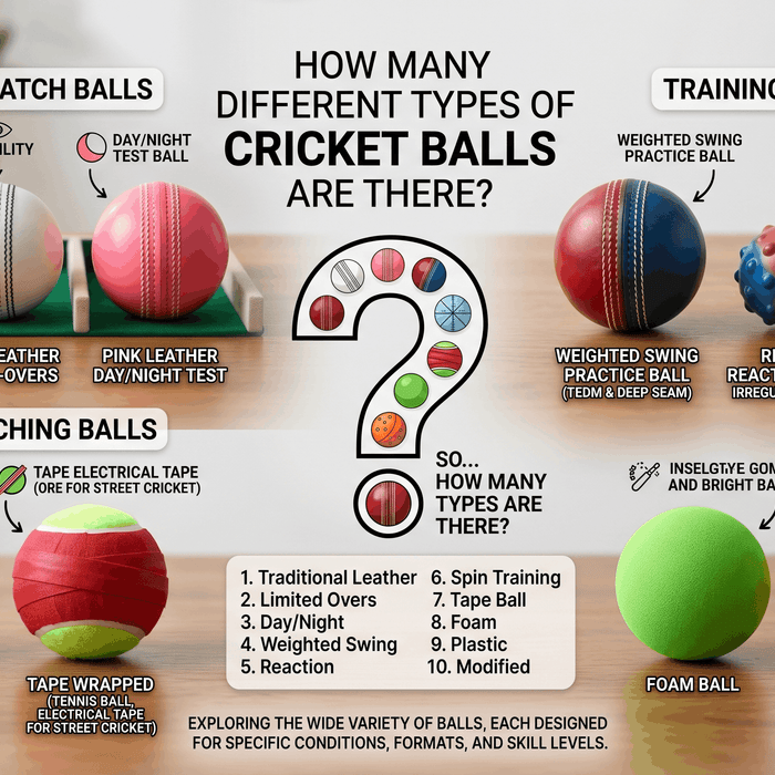 How Many Different Types of Cricket Balls Are There?