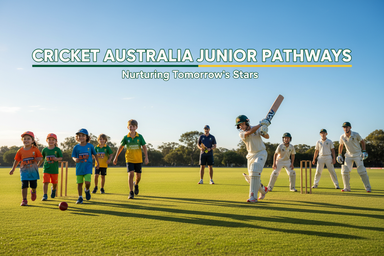 Cricket Australia Junior Pathways Explained: Stage 1–3, Woolworths Blast & Beyond