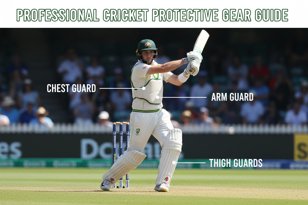 Cricket Protective Gear Guide: Thigh Guards, Arm Guards &amp; Chest Guards — Do You Need Them All?