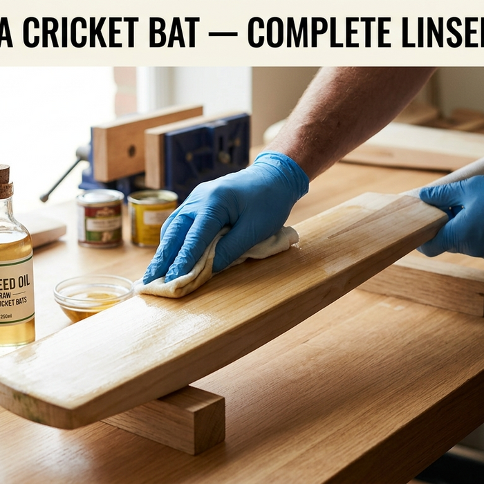 How to Oil a Cricket Bat — Complete Linseed Oil Guide