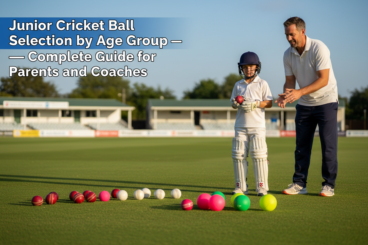 Junior Cricket Ball Selection by Age Group — The Complete Guide for Parents and Coaches
