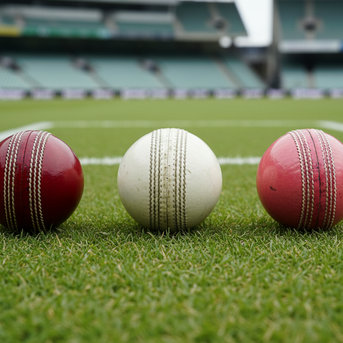 Red vs White vs Pink Cricket Balls — When Each Is Used