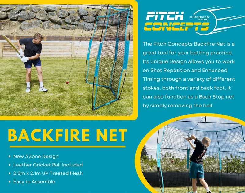 Backfire Cricket Net - Cricket Training/Batting Net
