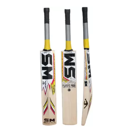 SM Players Pride English Willow Cricket Bat SH Size