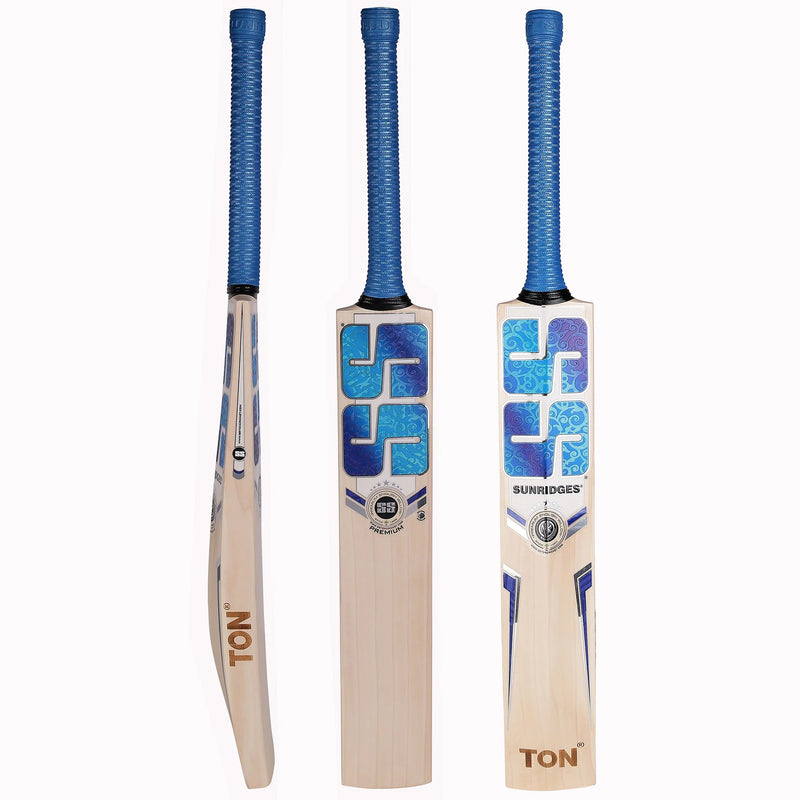 SS TON Premium English Willow Cricket Bat - Junior Size