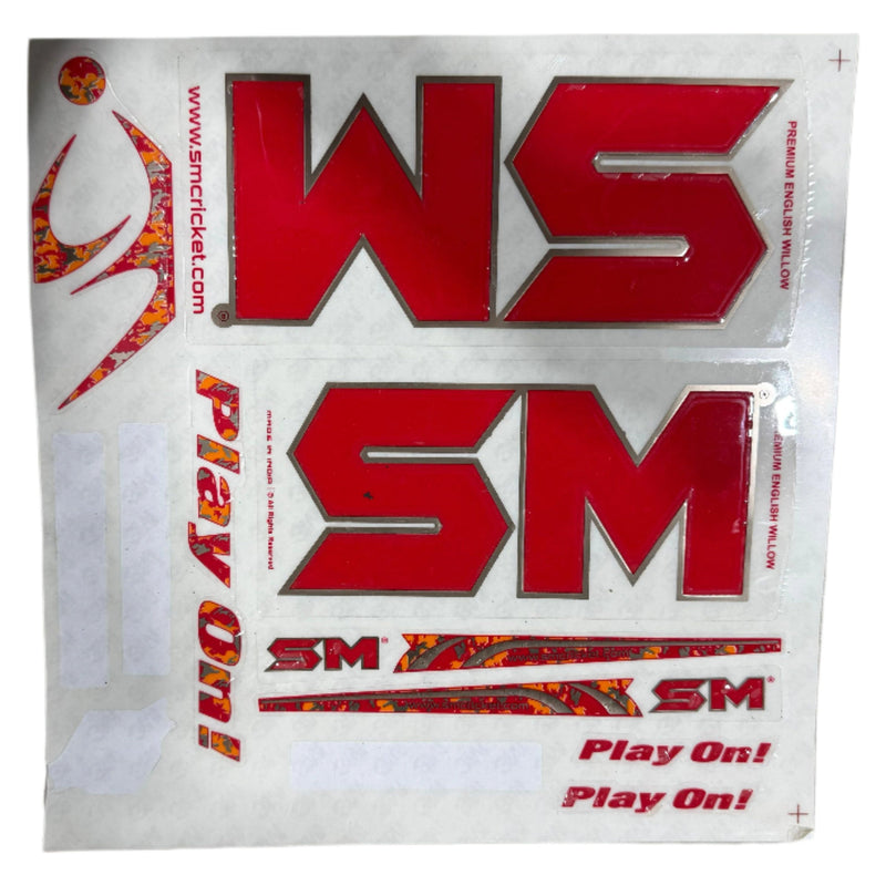 SM - Cricket Bat Sticker