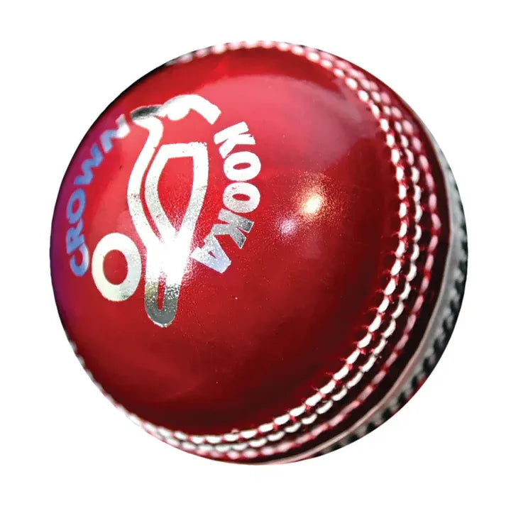 Kookaburra Crown Cricket ball 142 grams - RED/WHITE